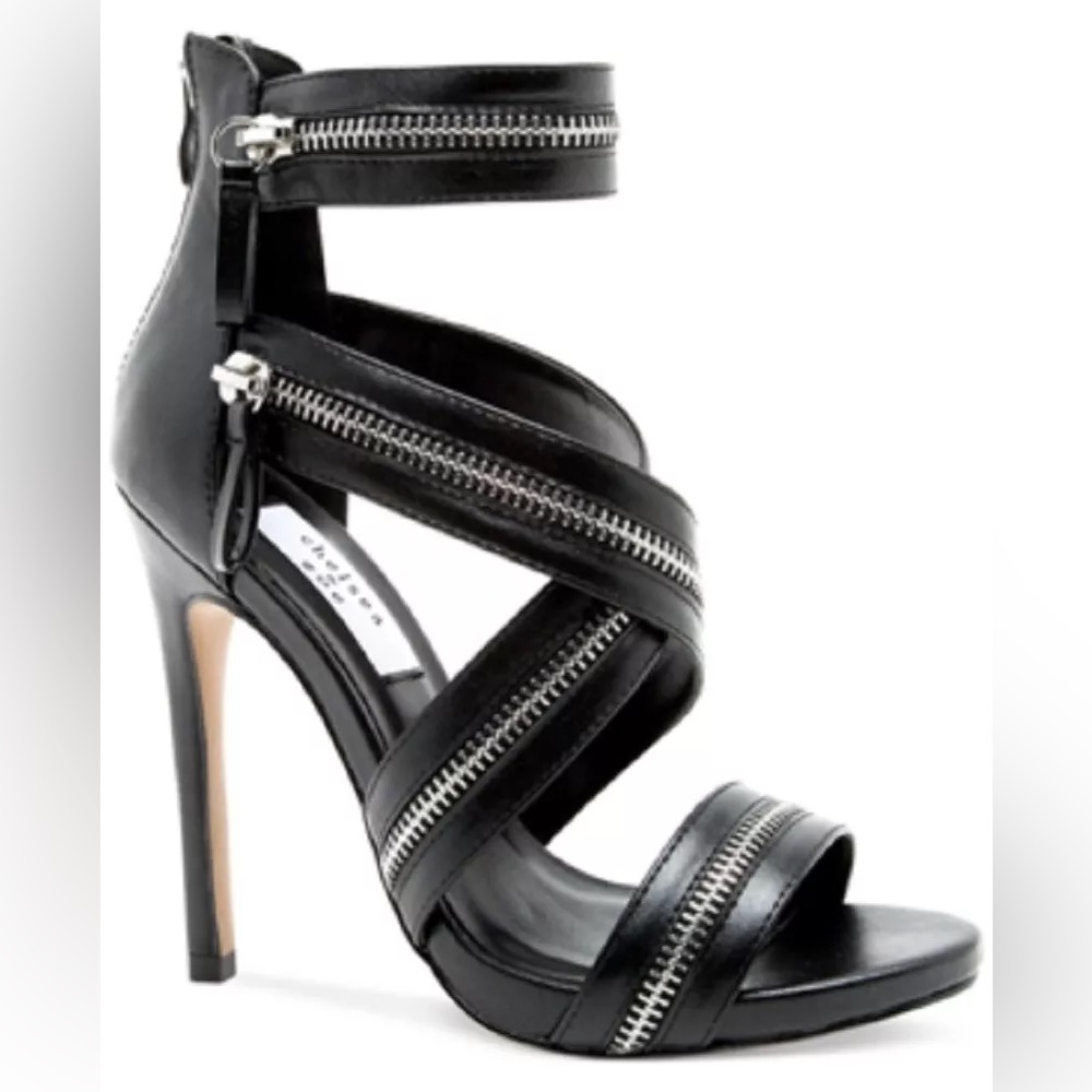 Chelsea and Zoe Panama Zipper Sandal Size 8.5